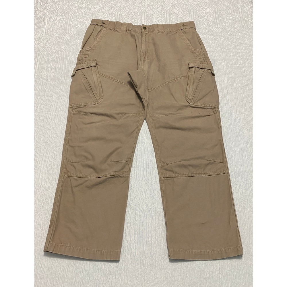 Guide Gear Tactical Cargo Pants‎ Double Knee Men's 40×30 Beige Elastic Waist